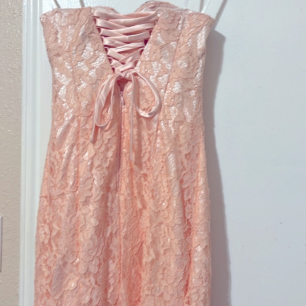 Coral Pink Formal Dress